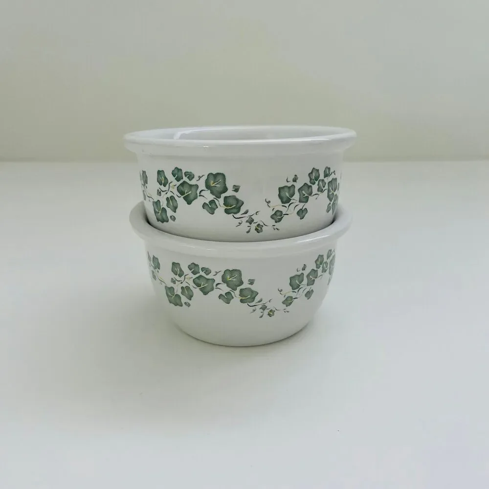 CORELLE Coordinates Callaway Ivy 7 oz. Stoneware Ramekin, Set of 2